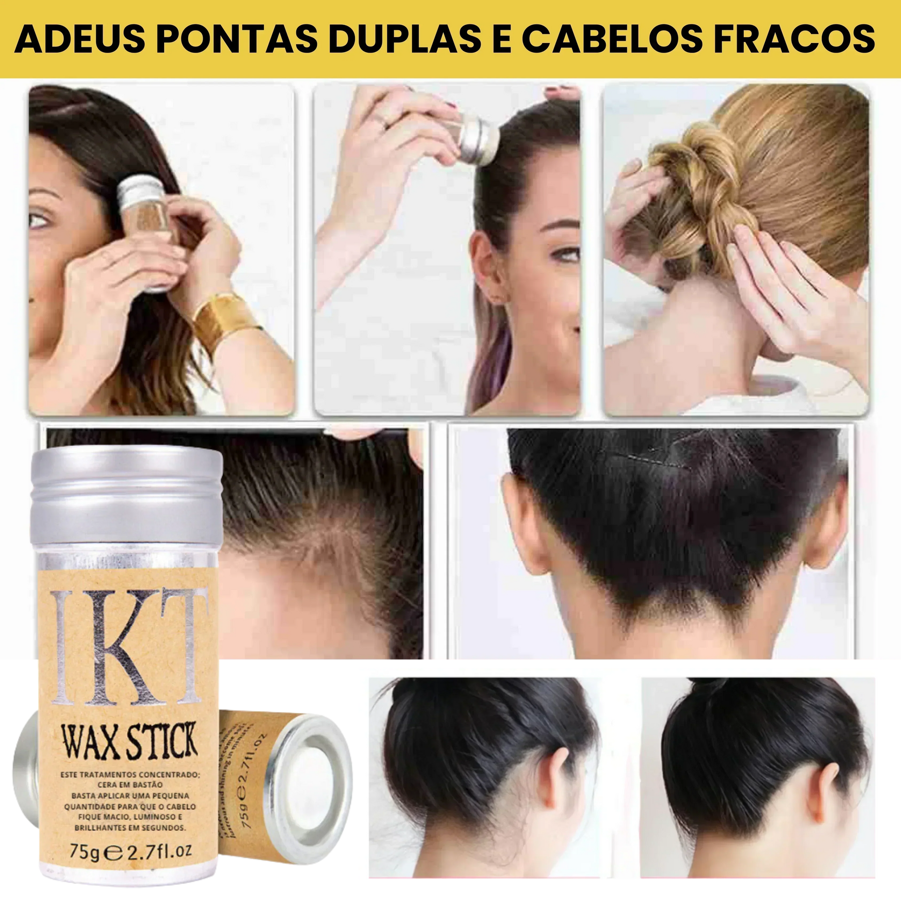 Controle Frizz e Modelagem Cera Bastão Bed Head