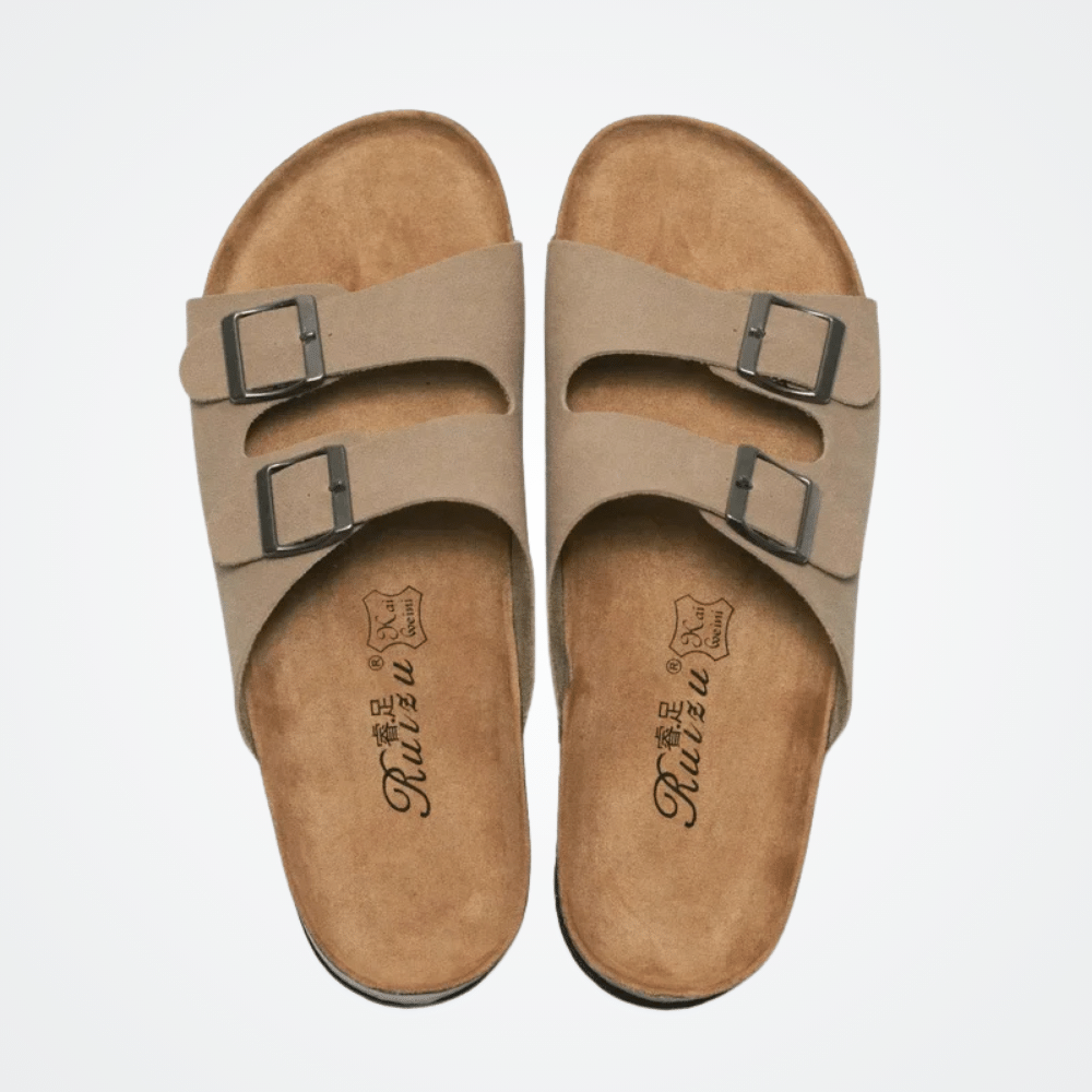 Sandália Birken Masculina de Couro Arizona