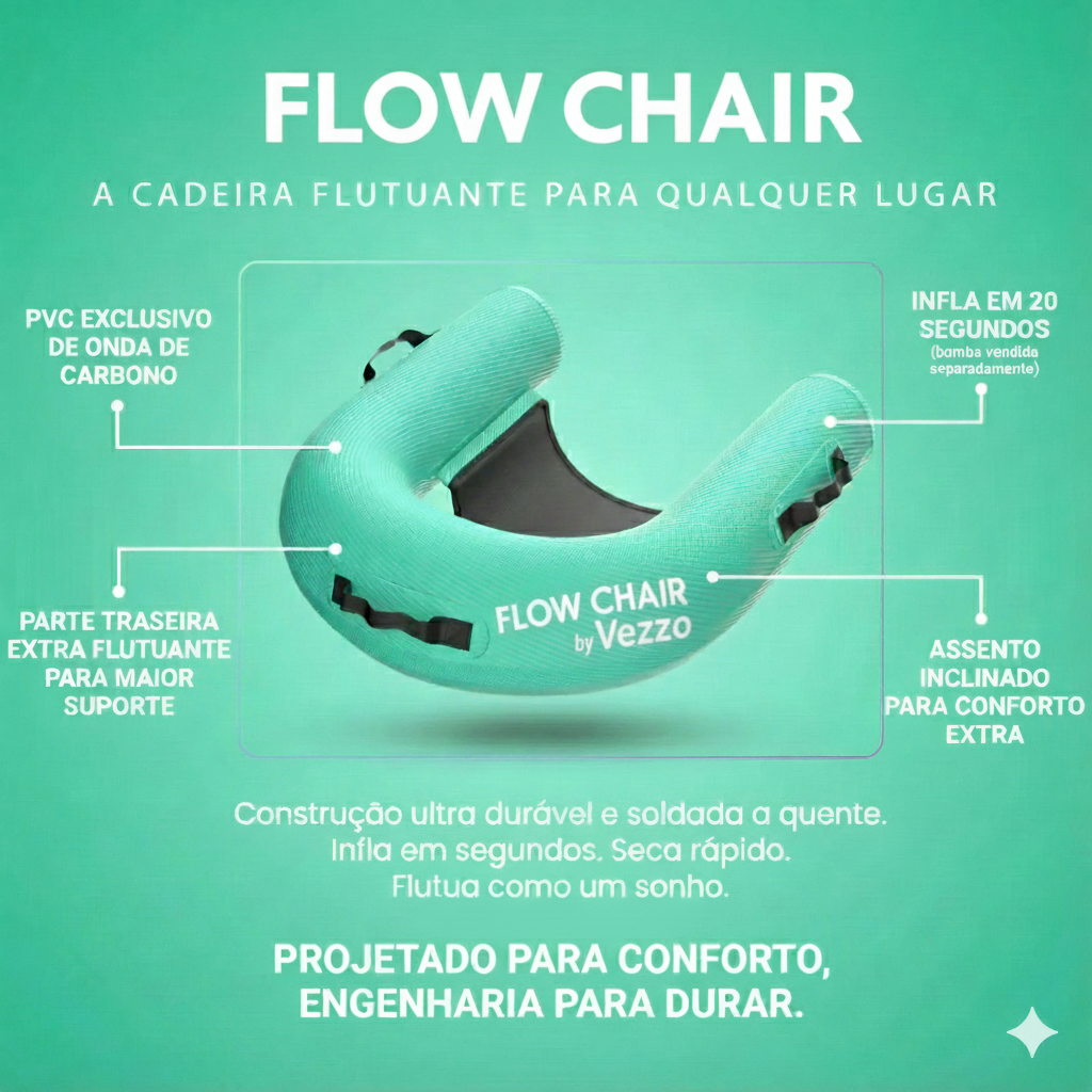 FlowChair + Bonus Suporte Para Copo