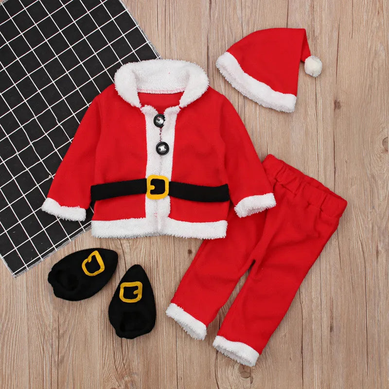 Roupa Papai Noel Bebê 03-24m
