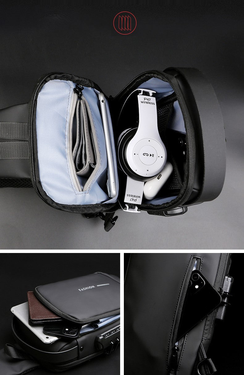 Mochila Antifurto Impermeável Compacta