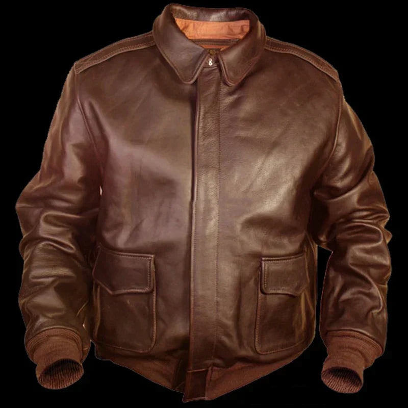 Jaqueta De Couro Masculina Nobre - Lift American