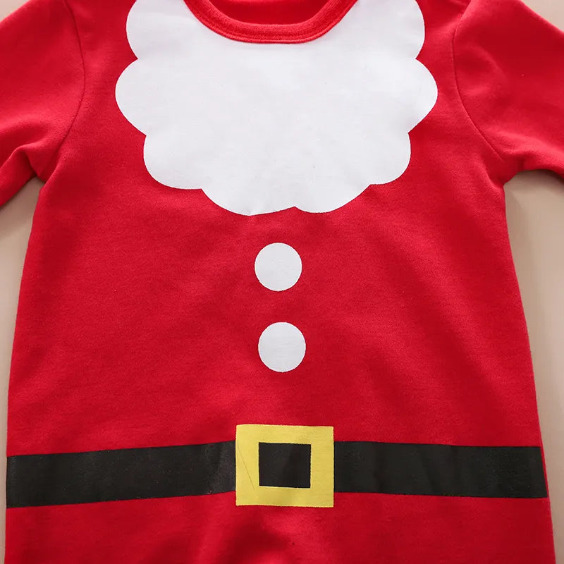 Roupa Papai Noel Bebê 03-18m