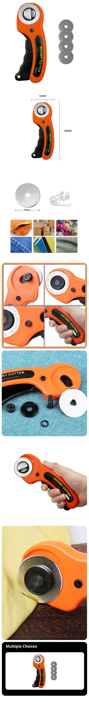 Titanium Blade Pro - Cortador Rotativo de Alta Precisão