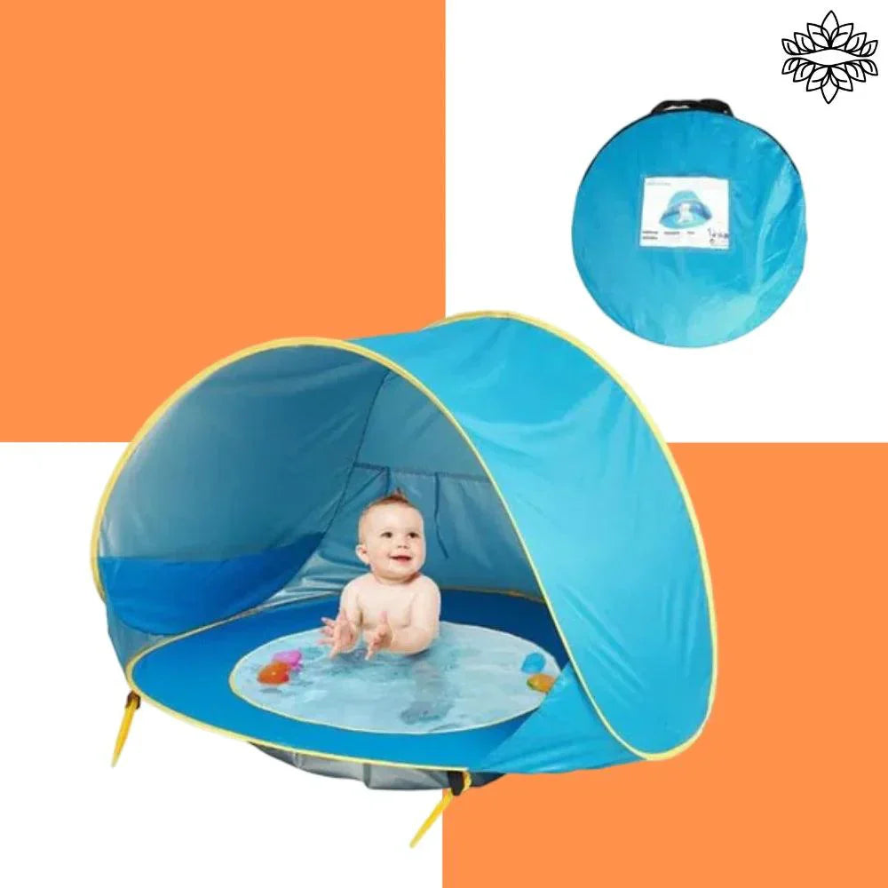 Barraca de Praia para Bebe com Piscina - Proteção UV