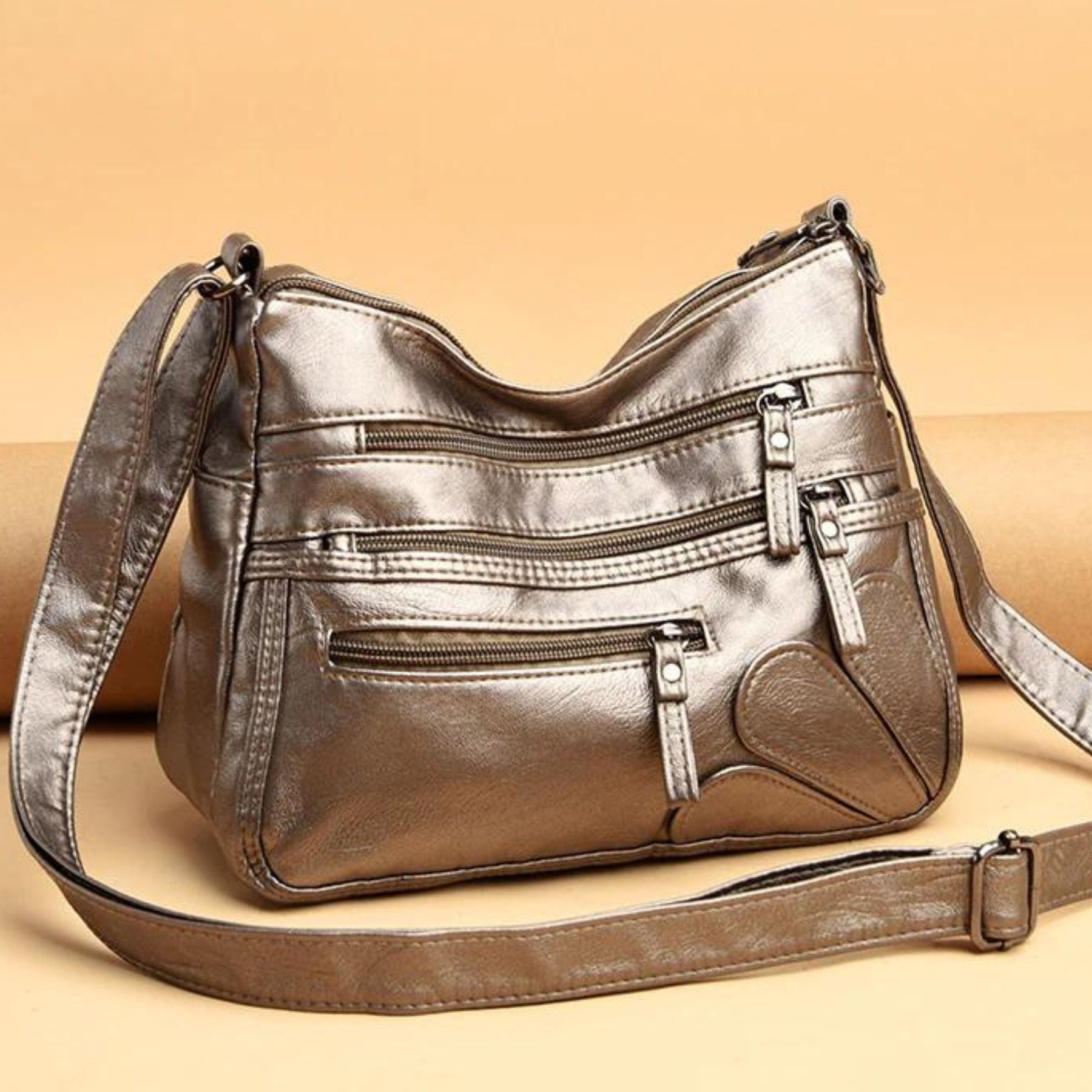 Bolsa Transversal Feminina em Couro - Stephan Ferrera