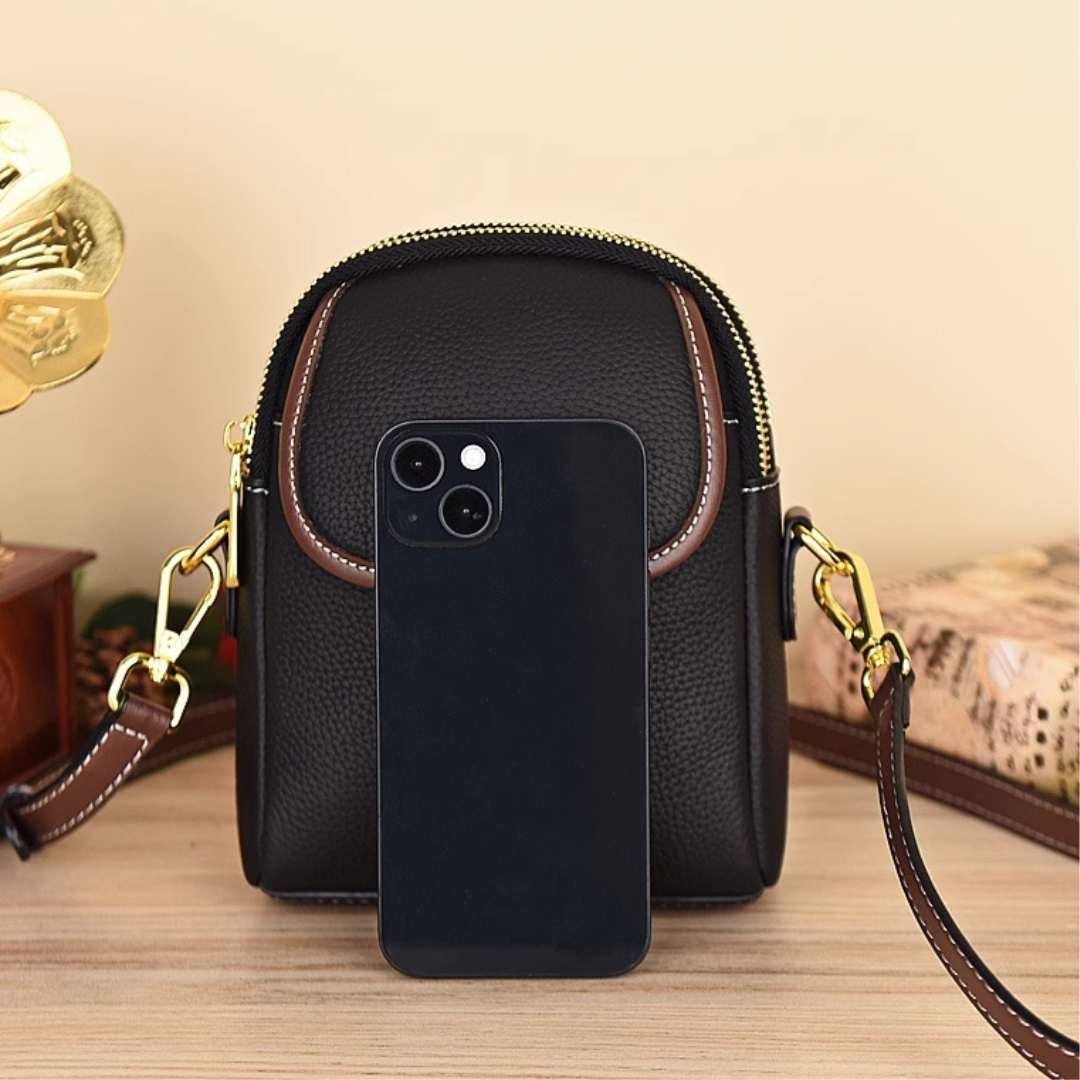 Bolsa Santorini Original: Feita em Couro