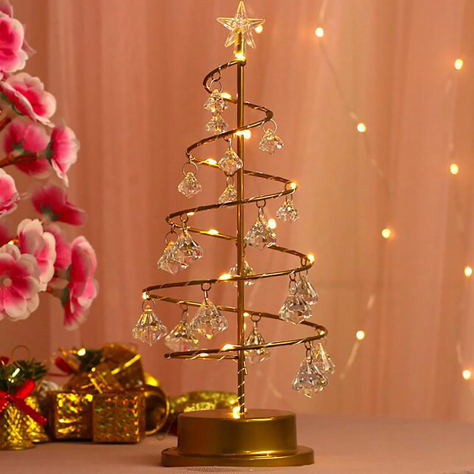 Árvore de natal decorada com Iluminação - Promoção Especial