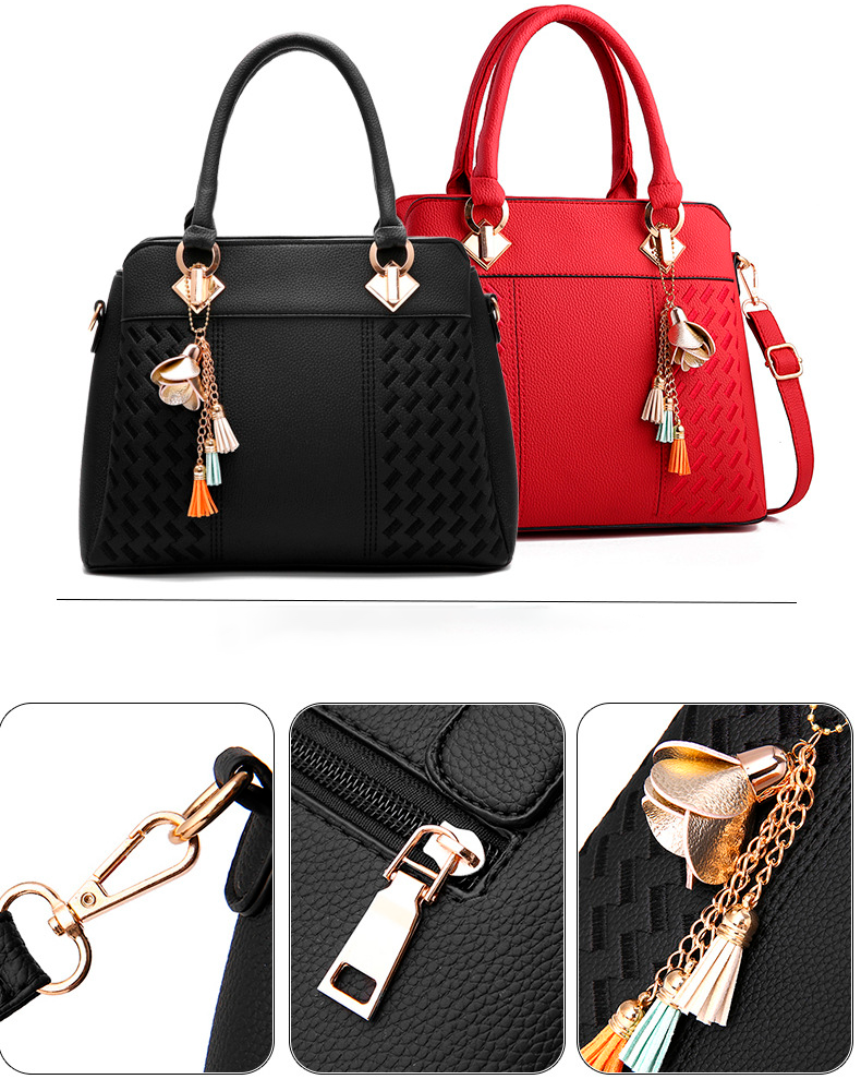 Bolsa Feminina em Couro Ecológica - Carolina Vintage