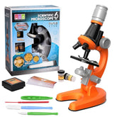 Kit de Microscópio Cintífico Infantil LED 1200x