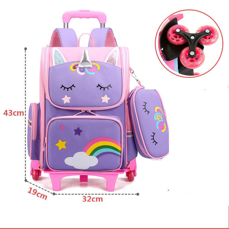 Mochila Escolar de Rodinha Infantil
