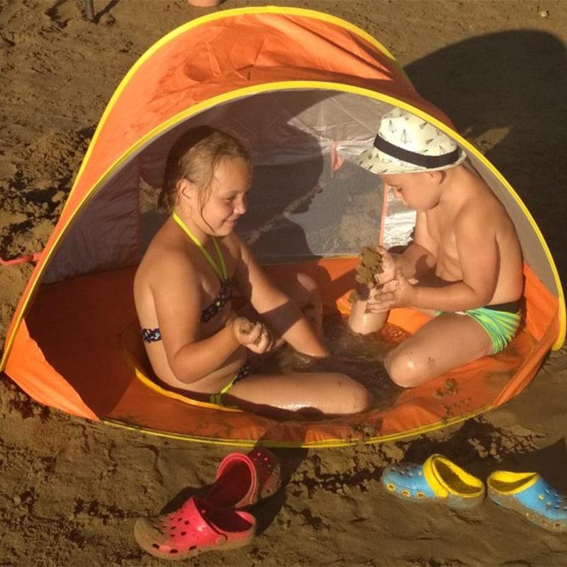 Barraca de Praia para Bebe com Piscina - Proteção UV