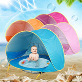Barraca de Praia para Bebe com Piscina - Proteção UV