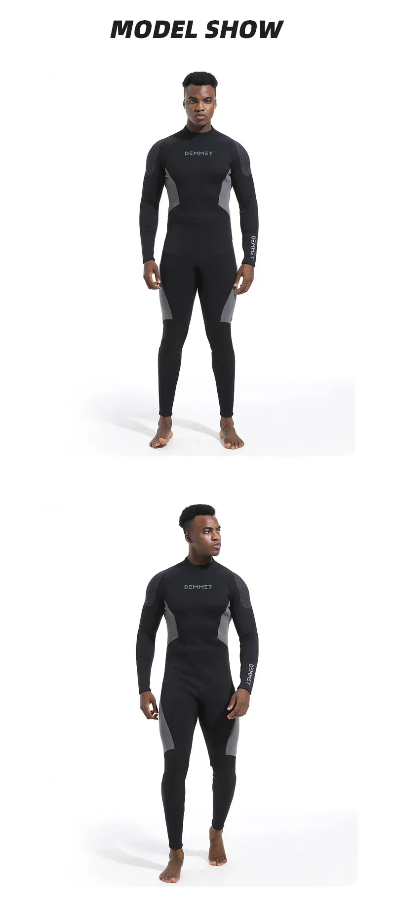 Roupa De Mergulho Masculino e Feminina Wetsuit 1.5MM/3MM