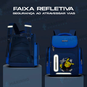 Mochila Pokemon Escolar Rodinha