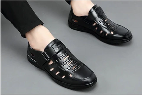 Sandália Masculina em Couro Nobre - Lewis Premium