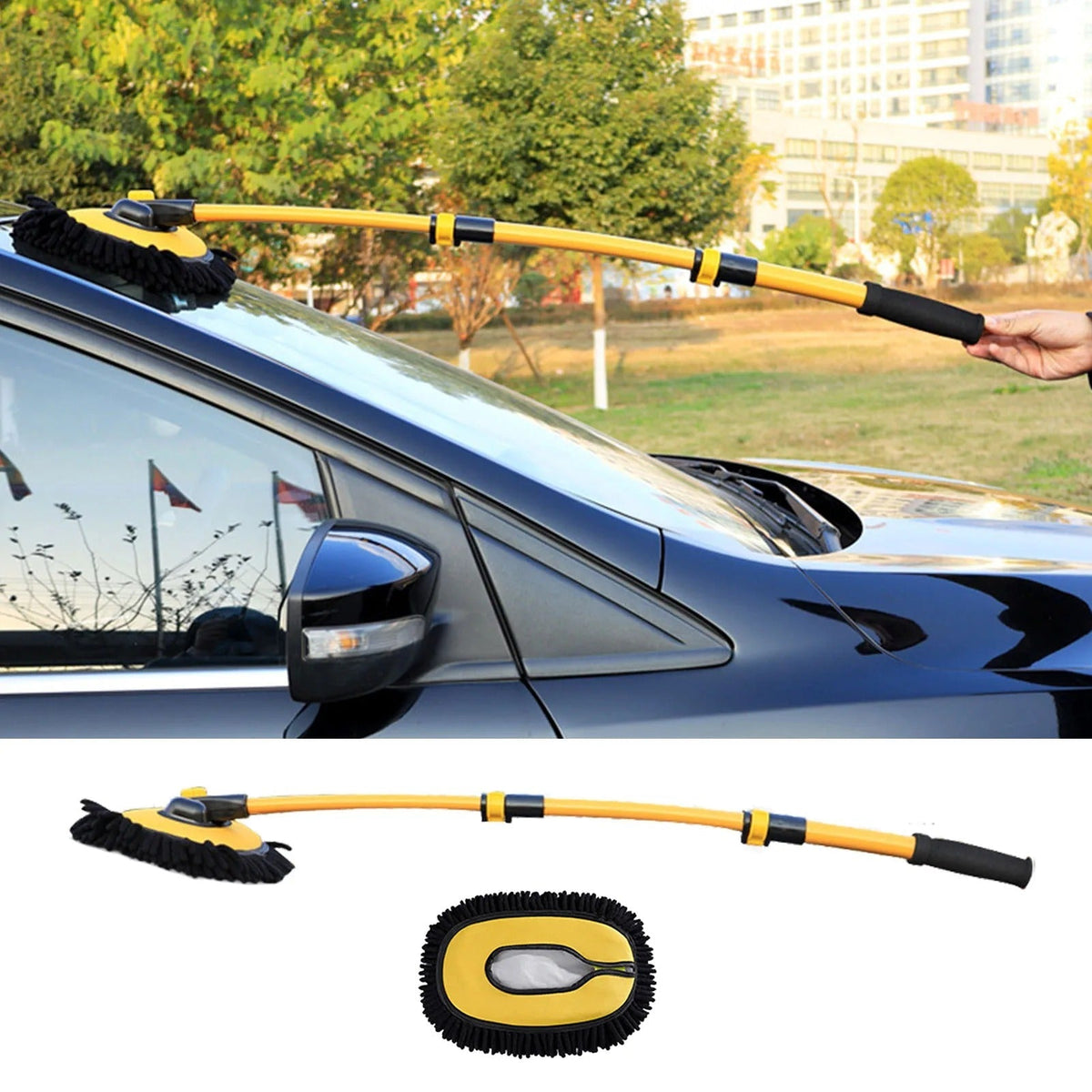 Esfregão Para Limpeza De Carro - JustaCar