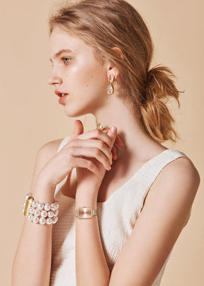 Relógio Feminino Quadrado Aurora