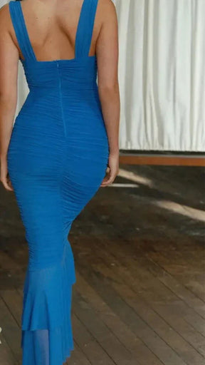 Vestido Midi Drapeado