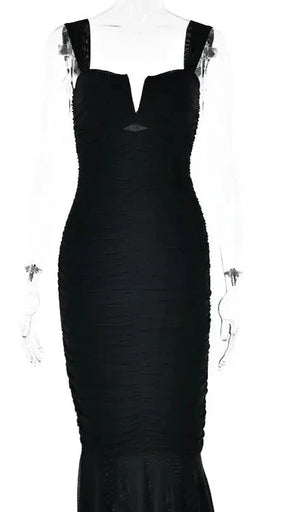 Vestido Midi Drapeado